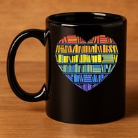 LOVE FOR KNOWLEDGE 11oz C Handle Ceramic Mug