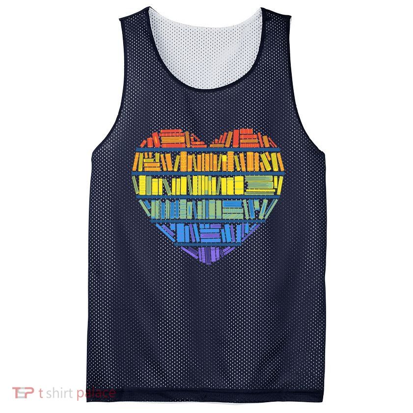 LOVE FOR KNOWLEDGE Mesh Reversible Basketball Jersey Tank