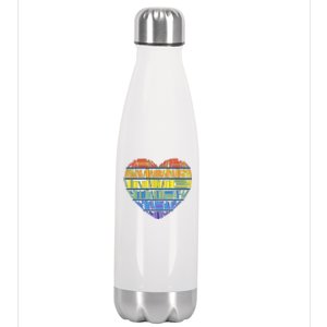 LOVE FOR KNOWLEDGE Stainless Steel Insulated Water Bottle