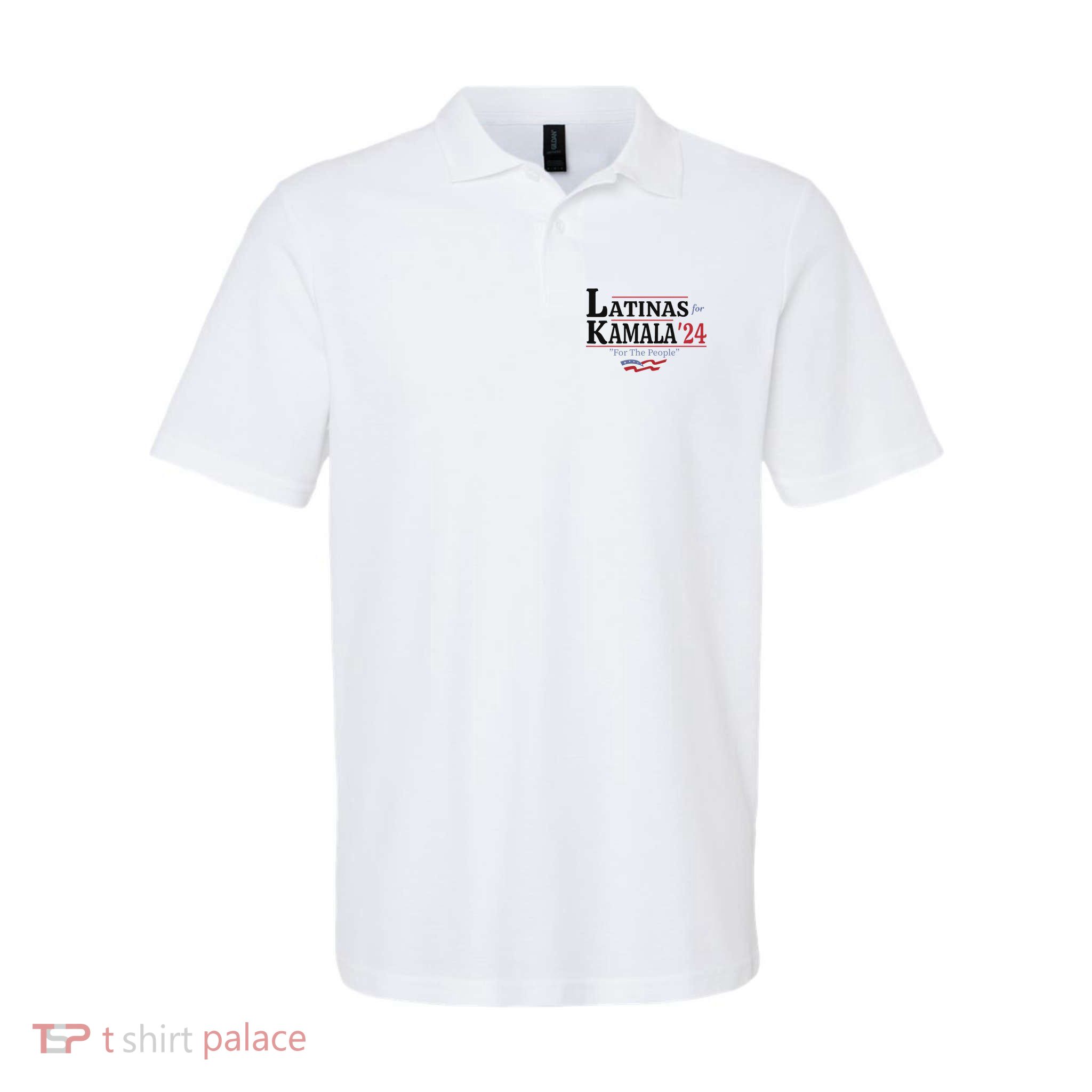 Latinas For Kamala 2024 For The People Art Softstyle Adult Sport Polo