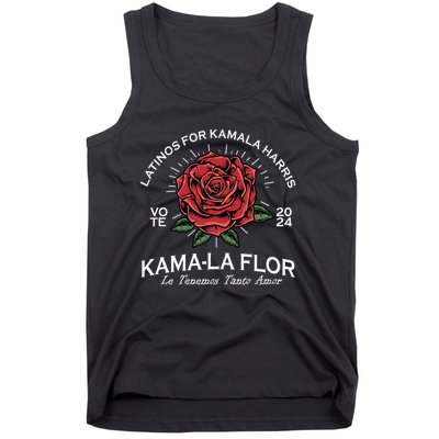 Latinos For Kamala Harris 2024 Vote Kama La Flor Le Temenos Tank Top