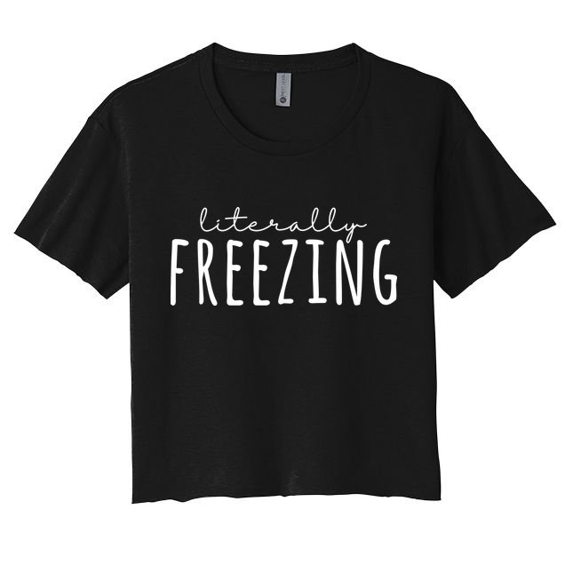 Literally Freezing Crop Top