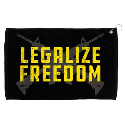 Legalize Freedom Libertarian Argift15 Gun Rights 2nd Adt Great Gift Grommeted Golf Towel