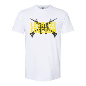 Legalize Freedom Libertarian Argift15 Gun Rights 2nd Adt Great Gift Softstyle CVC T-Shirt