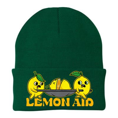 Lemonade Funny Lemon Aid Lemons Food Pun Fruit Nurse Knit Cap Winter Beanie