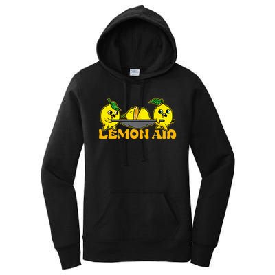 Lemonade Funny Lemon Aid Lemons Food Pun Fruit Nurse Women's Pullover Hoodie