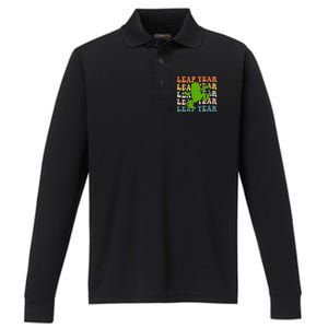 leap frog leap day 2024 Performance Long Sleeve Polo