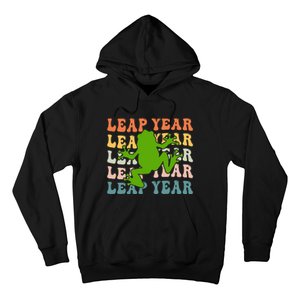 leap frog leap day 2024 Hoodie