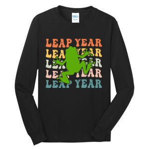 leap frog leap day 2024 Tall Long Sleeve T-Shirt