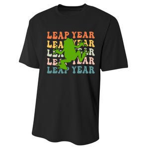 leap frog leap day 2024 Performance Sprint T-Shirt