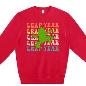 leap frog leap day 2024 Premium Crewneck Sweatshirt