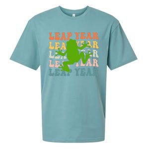 leap frog leap day 2024 Sueded Cloud Jersey T-Shirt