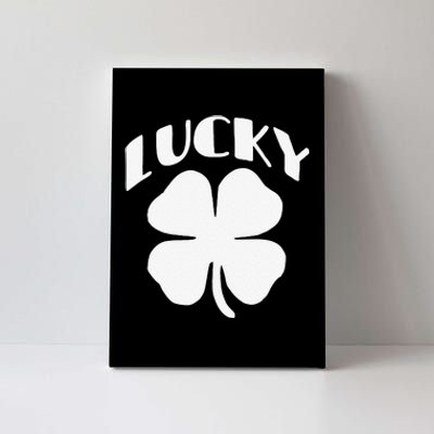 LUCKY Four Leaf Clover Saint Patrick's Day Special Edition Canvas