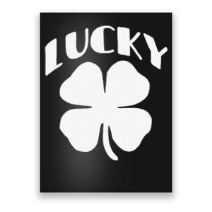 LUCKY Four Leaf Clover Saint Patrick's Day Special Edition Poster