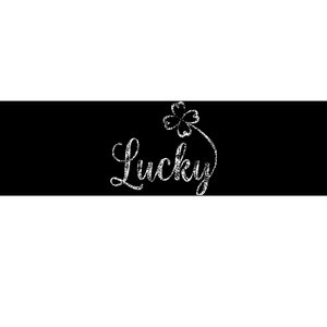 Lucky Four Leaf Clover Saint Patrick's Day Bumper Sticker