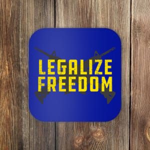 Legalize Freedom Libertarian Argift15 Gun Rights 2nd Adt Gift Coaster