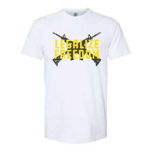 Legalize Freedom Libertarian Argift15 Gun Rights 2nd Adt Gift Softstyle CVC T-Shirt