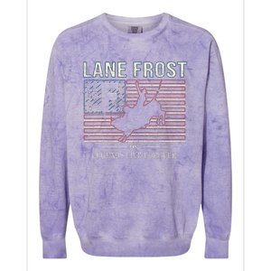 Lane Frost Legends Live Together Rodeo Lover Colorblast Crewneck Sweatshirt