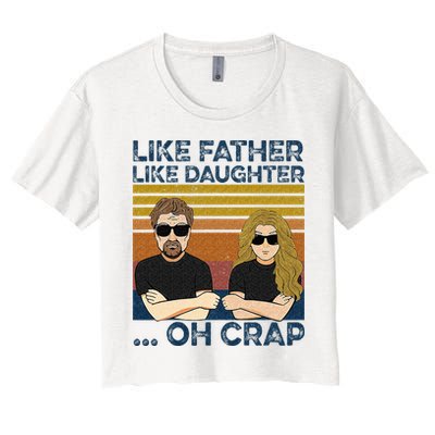 Like Father Like Daughter Oh Crap Crop Top