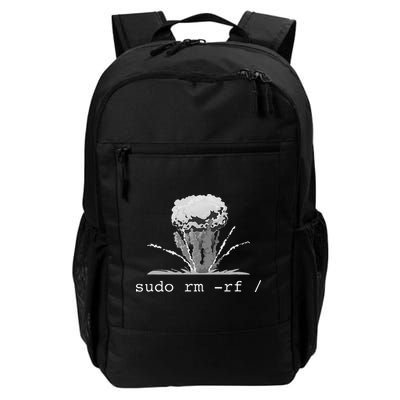 Linux Funny Linux Gift Command Sudo RM RF Daily Commute Backpack