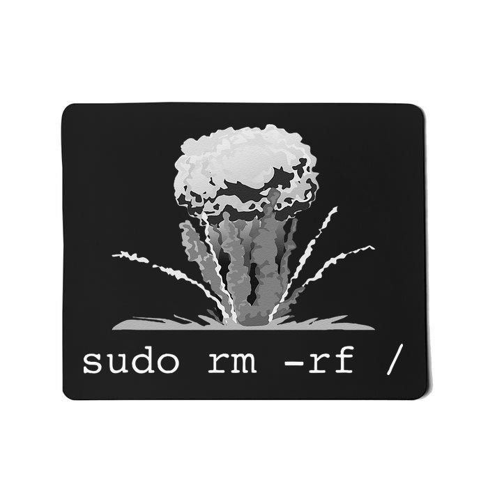 Linux Funny Linux Gift Command Sudo RM RF Mousepad