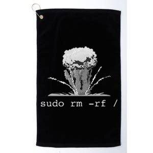 Linux Funny Linux Gift Command Sudo RM RF Platinum Collection Golf Towel