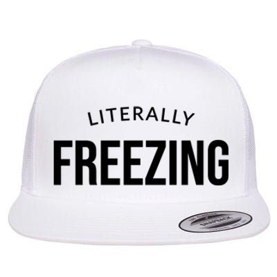 Literally Freezing Flat Bill Trucker Hat