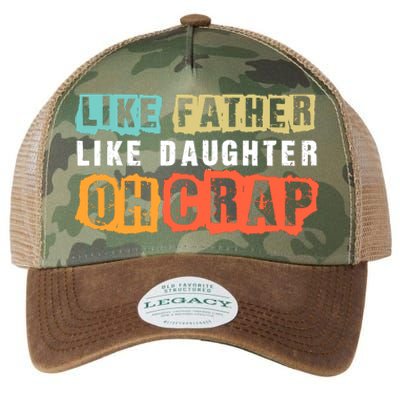 Like Father Like Daughter Oh Crap Legacy Tie Dye Trucker Hat