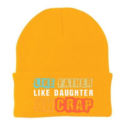 Like Father Like Daughter Oh Crap Knit Cap Winter Beanie