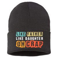 Like Father Like Daughter Oh Crap Sustainable Knit Beanie