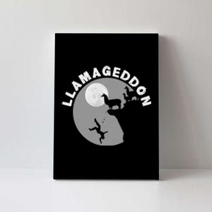 Llamageddon For Llama Barnyard Lovers Canvas