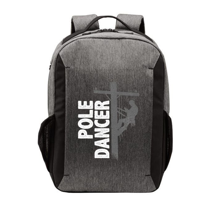 Lineman Funny Lineman Pole Dancer Vector Backpack