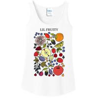 Lil Fruity LGBTQ Fruits Subtle Lesbian LGBTQ Pride Month Ladies Essential Tank