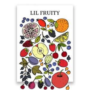 Lil Fruity LGBTQ Fruits Subtle Lesbian LGBTQ Pride Month Poster