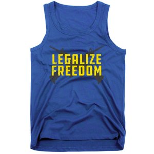 Legalize Freedom Libertarian Argift15 Gun Rights 2nd Adt Gift Tank Top