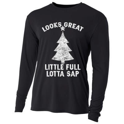 Little Full Lotta Sap Tee Christmas Vacation Santa Cooling Performance Long Sleeve Crew