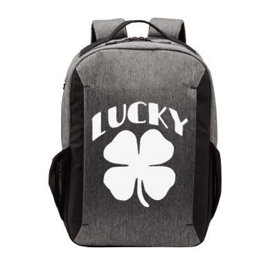 LUCKY Four Leaf Clover Saint Patrick's Day Special Edition Vector Backpack