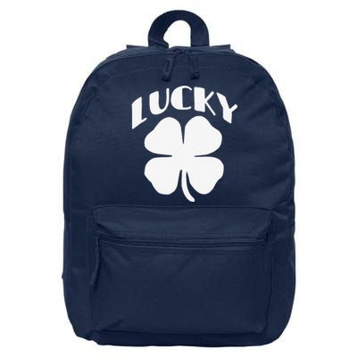 LUCKY Four Leaf Clover Saint Patrick's Day Special Edition 16 in Basic Backpack