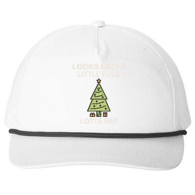 Little Full Lotta Sap Gift Christmas Vacation Funny Xmas Funny Gift Snapback Five-Panel Rope Hat