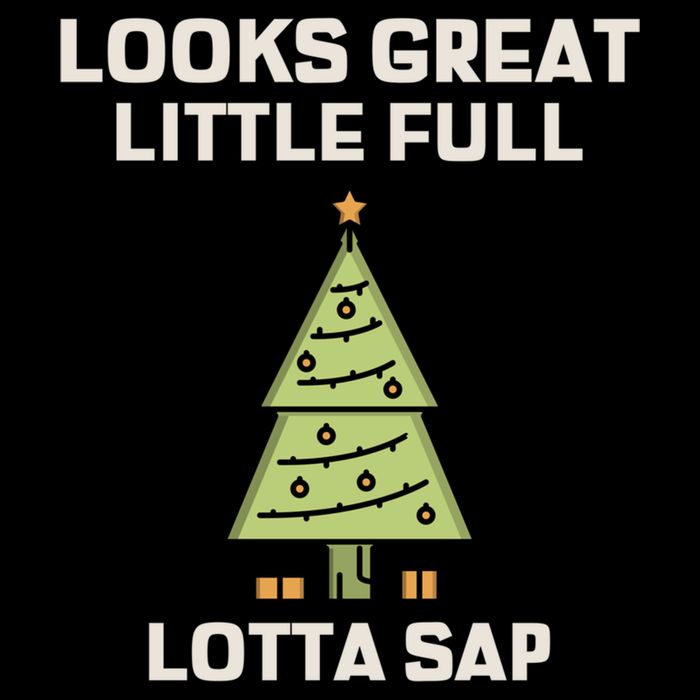 Little Full Lotta Sap Gift Christmas Vacation Funny Xmas Funny Gift Youth Performance Sprint T-Shirt