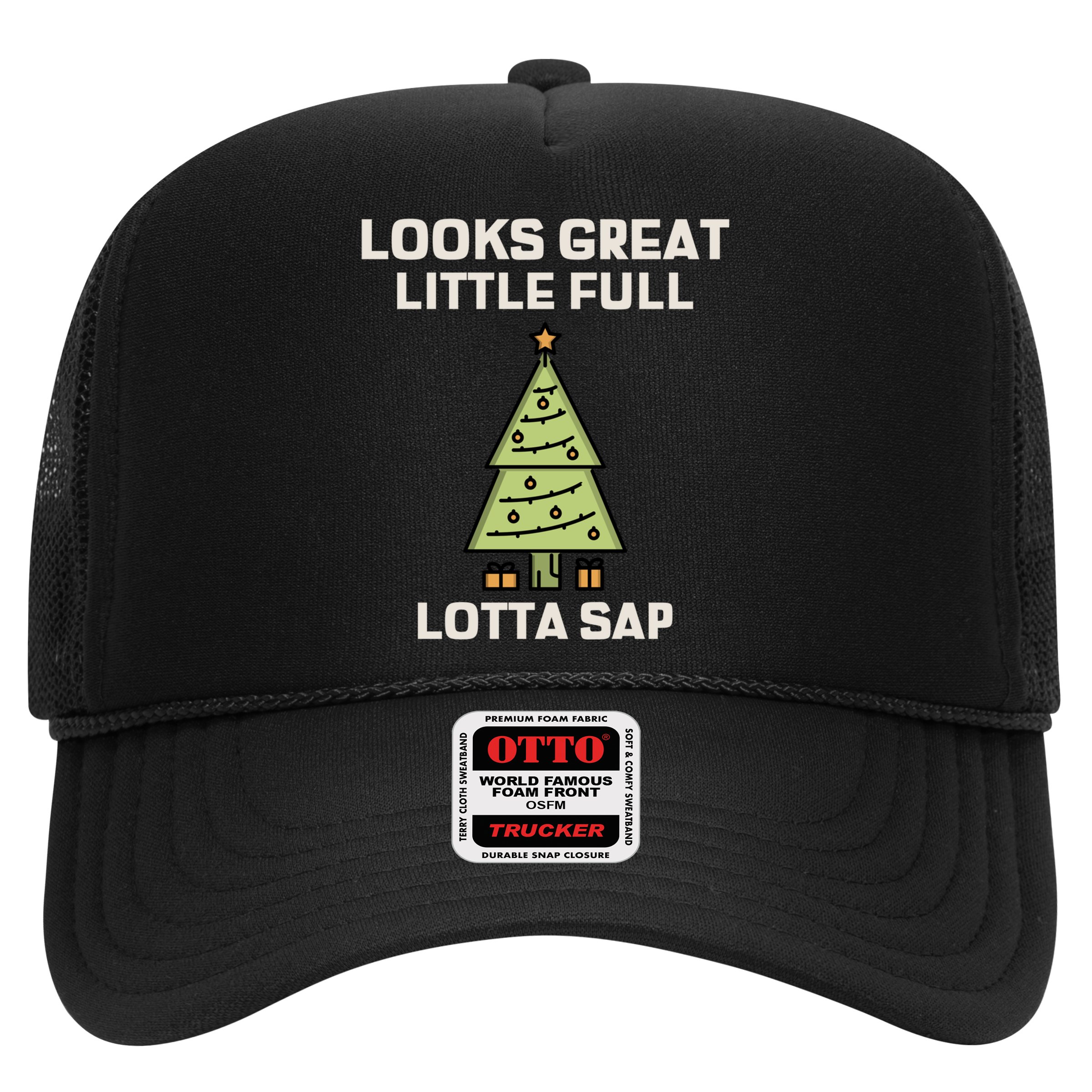 Little Full Lotta Sap Gift Christmas Vacation Funny Xmas Funny Gift Hat