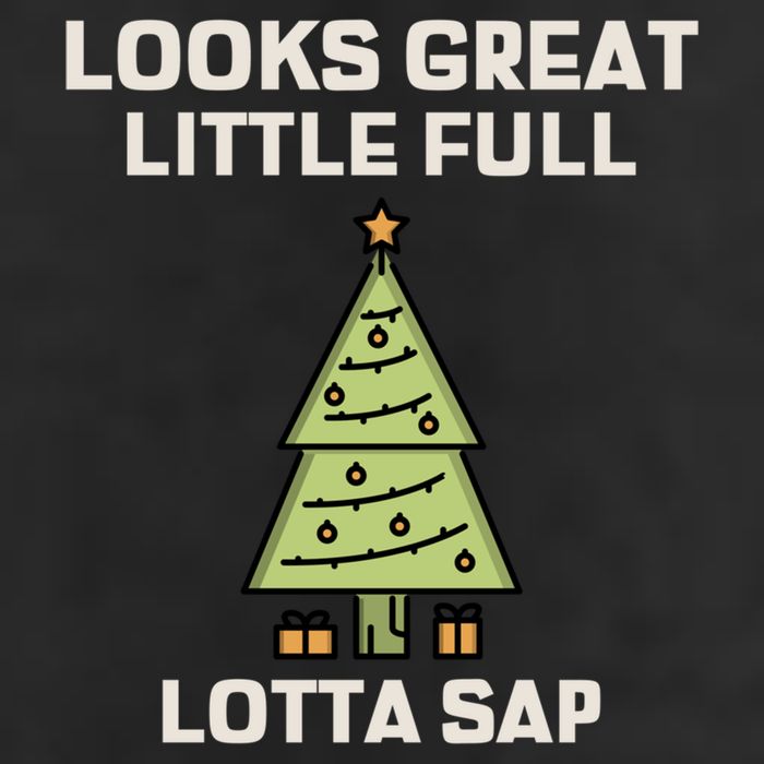 Little Full Lotta Sap Gift Christmas Vacation Funny Xmas Funny Gift Hat