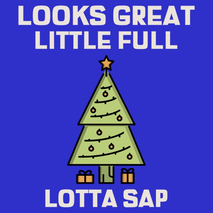 Little Full Lotta Sap Gift Christmas Vacation Funny Xmas Funny Gift Zip Tote Bag