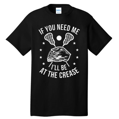 Lacrosse Funny Lax Player Goalie Tall T-Shirt