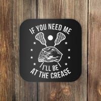 Lacrosse Funny Lax Player Goalie Coaster