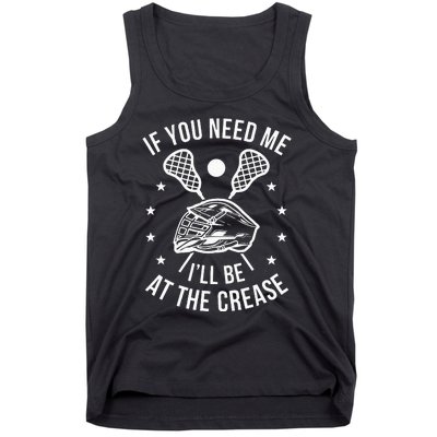 Lacrosse Funny Lax Player Goalie Tank Top