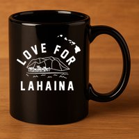 Love For Lahaina Strong Hawaii 11oz C Handle Ceramic Mug
