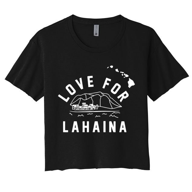 Love For Lahaina Strong Hawaii Crop Top