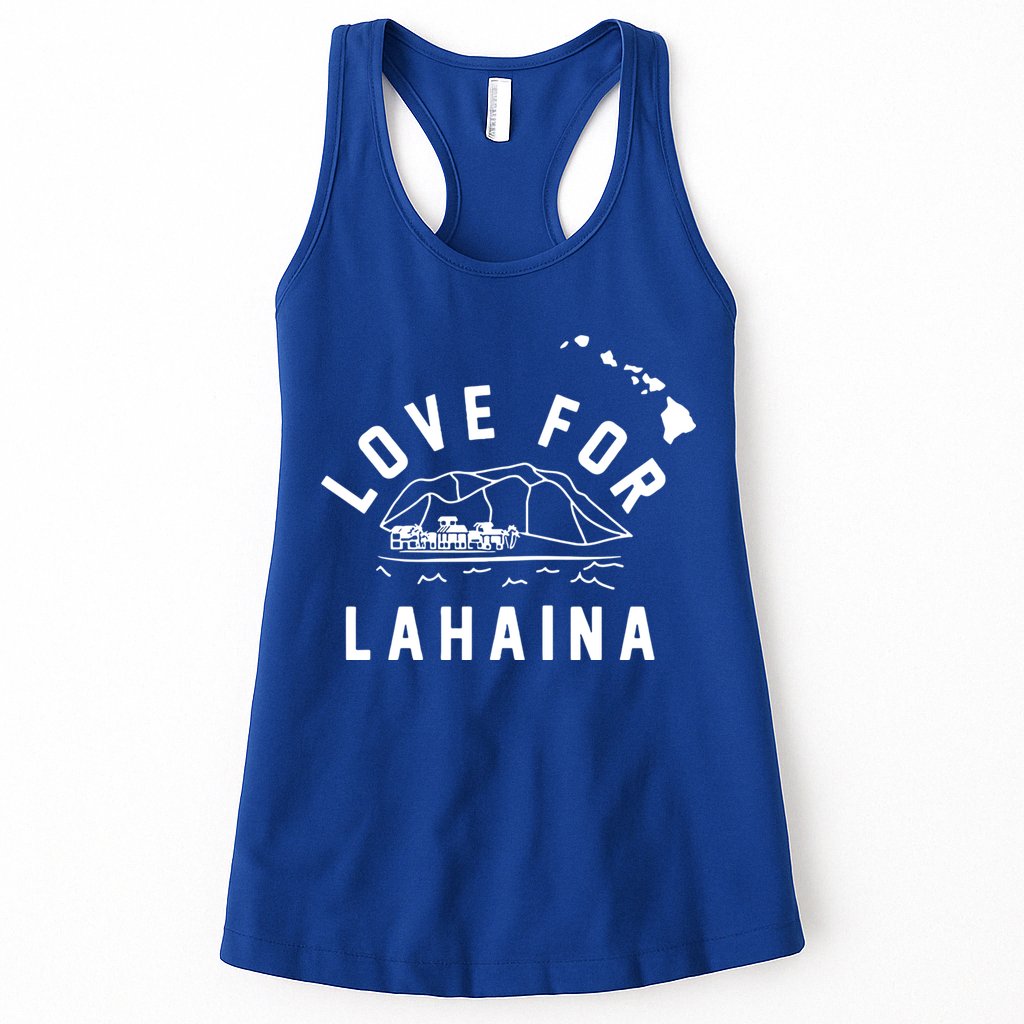 Love For Lahaina Strong Hawaii Womens Tank Top
