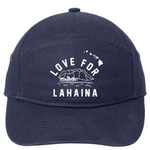 Love For Lahaina Strong Hawaii 7-Panel Snapback Hat